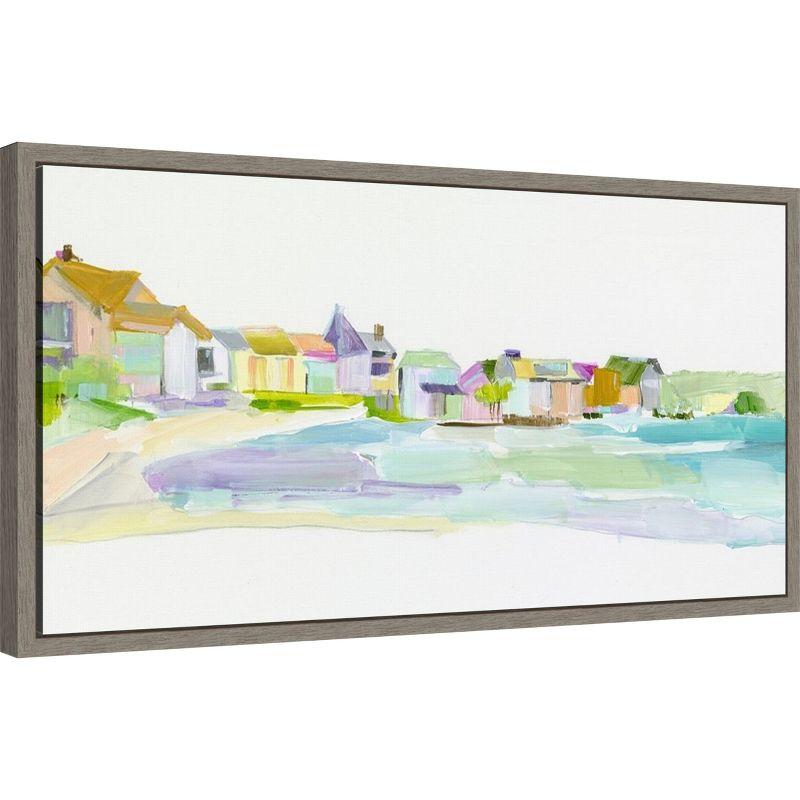 Amanti Art Bright Seaside Tranquility by Susan Pepe Canvas Wall Art Print Framed 27 x 14-in.