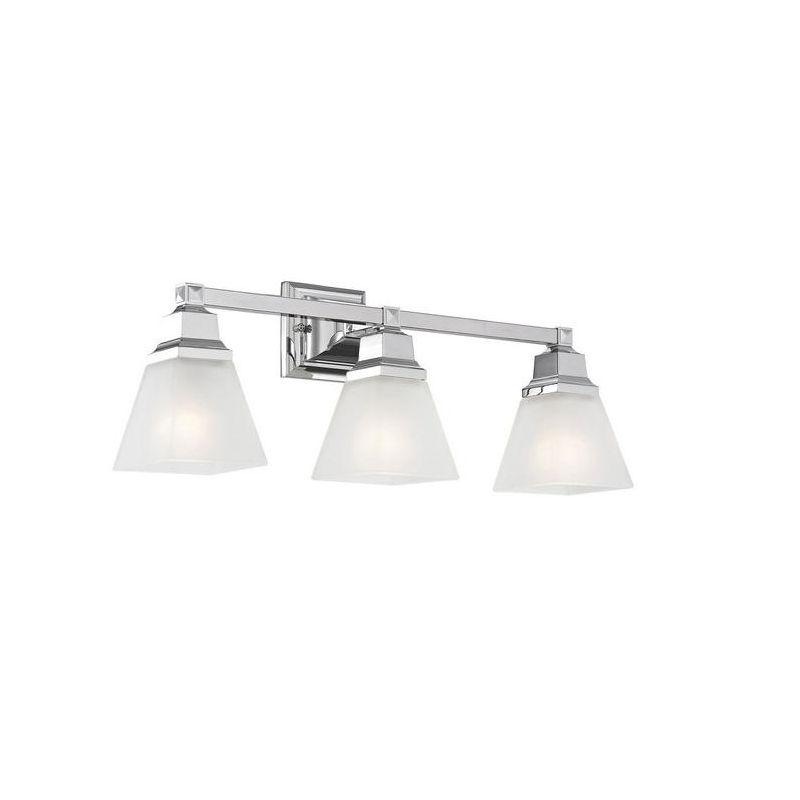 Livex Lighting Mission 3 - Light Vanity in  Polished Chrome