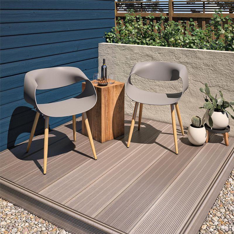 COSCO Outdoor/Indoor Resin Ribbon Chair