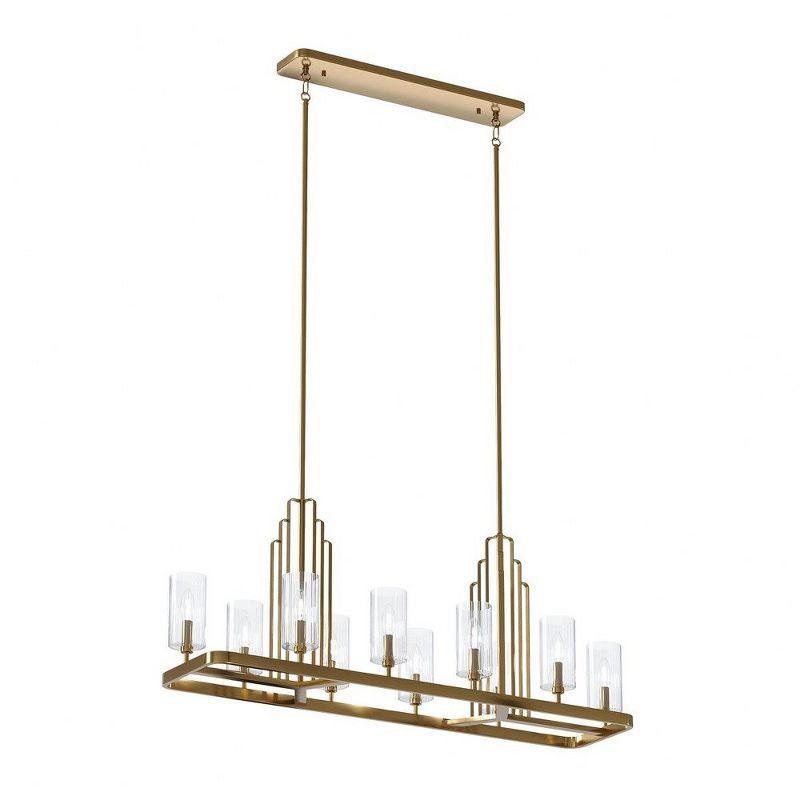 Kichler Lighting Kimrose 10 - Light Chandelier in  Brushed Natural Brass