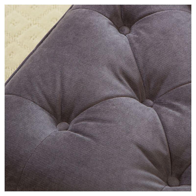 Jeremy Tufted Ottoman Gray - Christopher Knight Home