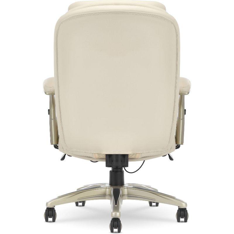 Work Executive Office Chair Ivory - Serta : Ergonomic Pneumatic Height Adjustment, Lumbar Support
