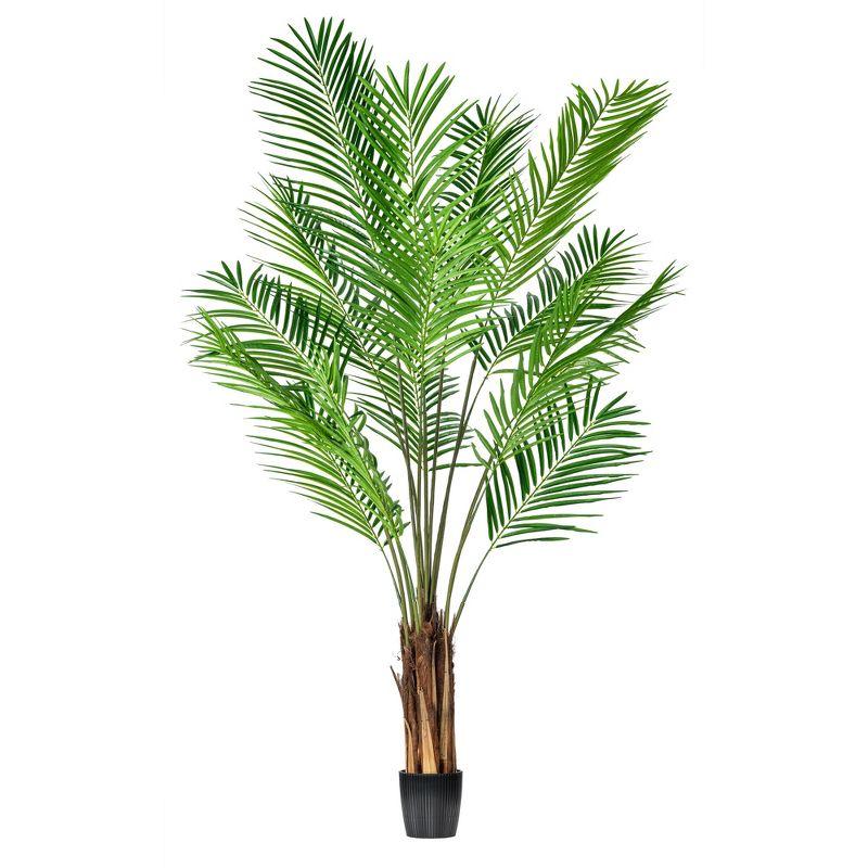 Vickerman 6' Artificial Potted Giant Areca Palm Tree