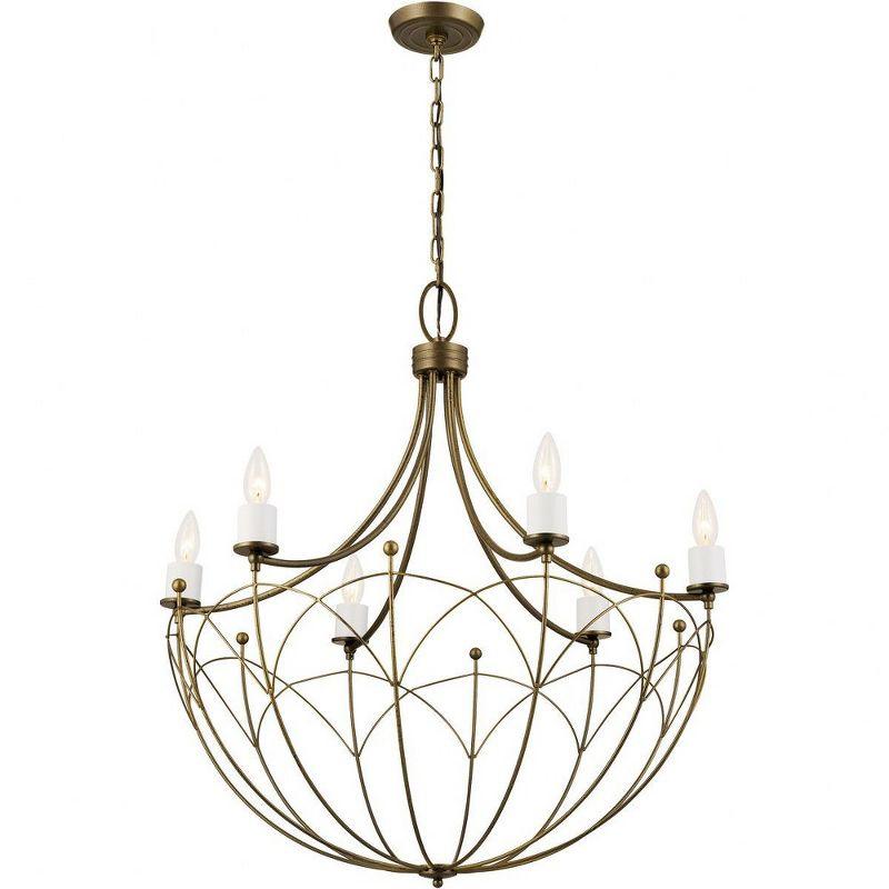 Kichler Lighting Topiary 6 - Light Chandelier in  Character Bronze