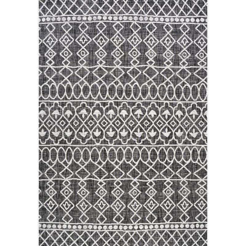 Kafel  Bohemian Indoor/Outdoor Area Rug  - JONATHAN Y