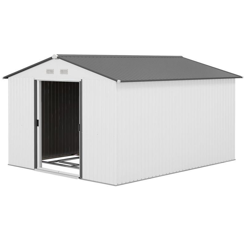 11 ft. W x 13 ft. D Stainless Steel Tool Shed