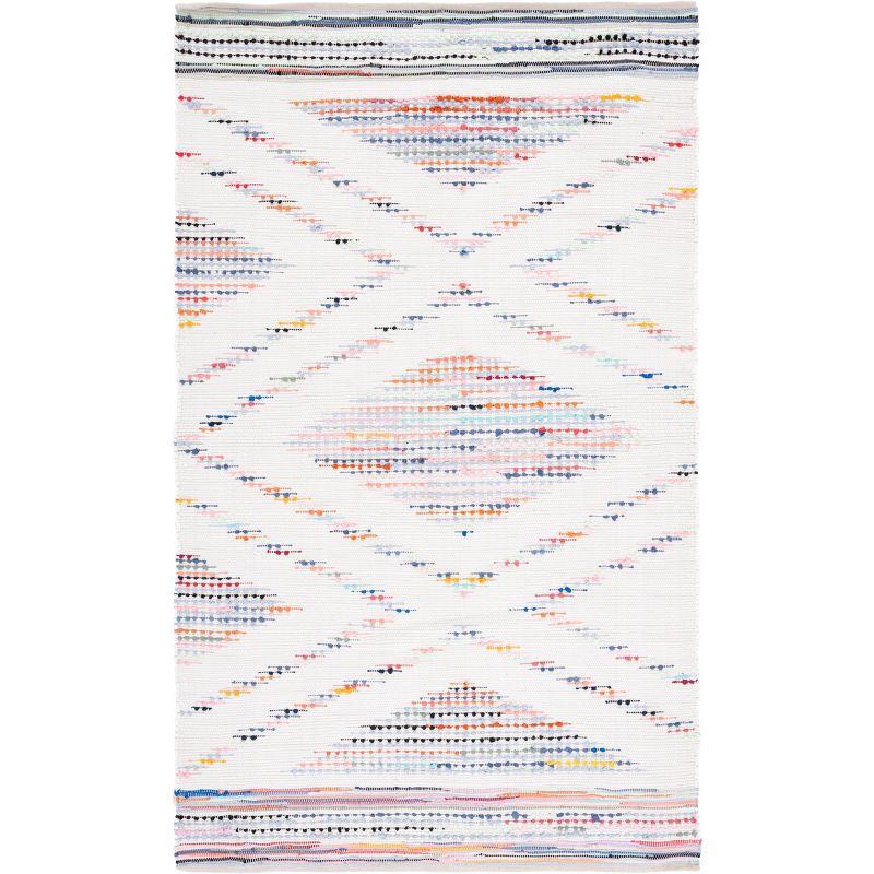 Montauk MTK816 Hand Woven Area Rug - Ivory/Black - 5'x8' - Safavieh.