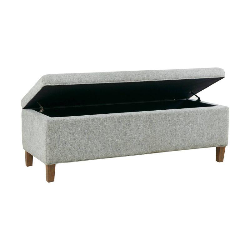 Soft Close Upholstered Flip Top Storage Bench