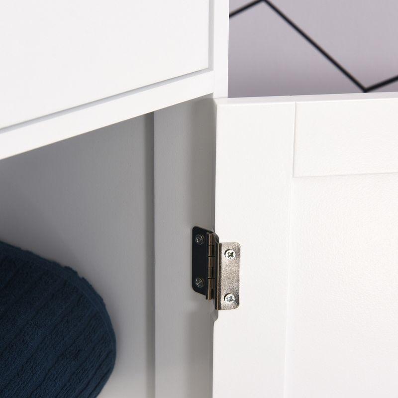 NRANTUM kleankin Slim Bathroom Storage Cabinet, Tall Bathroom Cabinet