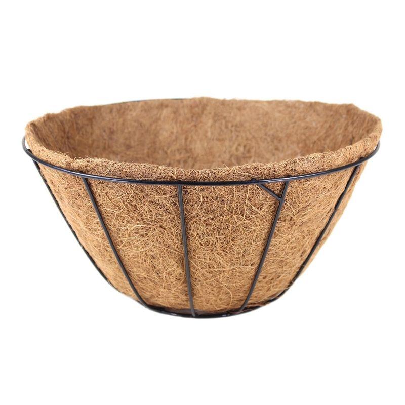 Pride Garden Products Grower Hanging Baskets with AquaSav Smart Coco Liner, 14in