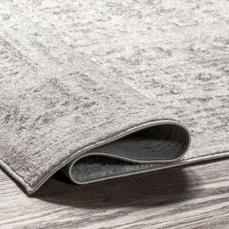 Nuloom Arlena Medallion 8x10 Indoor Area Rug for Living Room Bedroom Dining Room Kitchen, Grey/Ivory