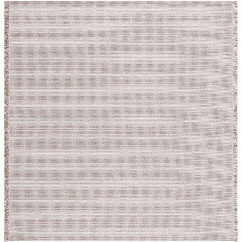 Augustine AGT501 Machine Made Indoor Area Rug - Ivory/Taupe - 6'-4"x6'-4" - Safavieh