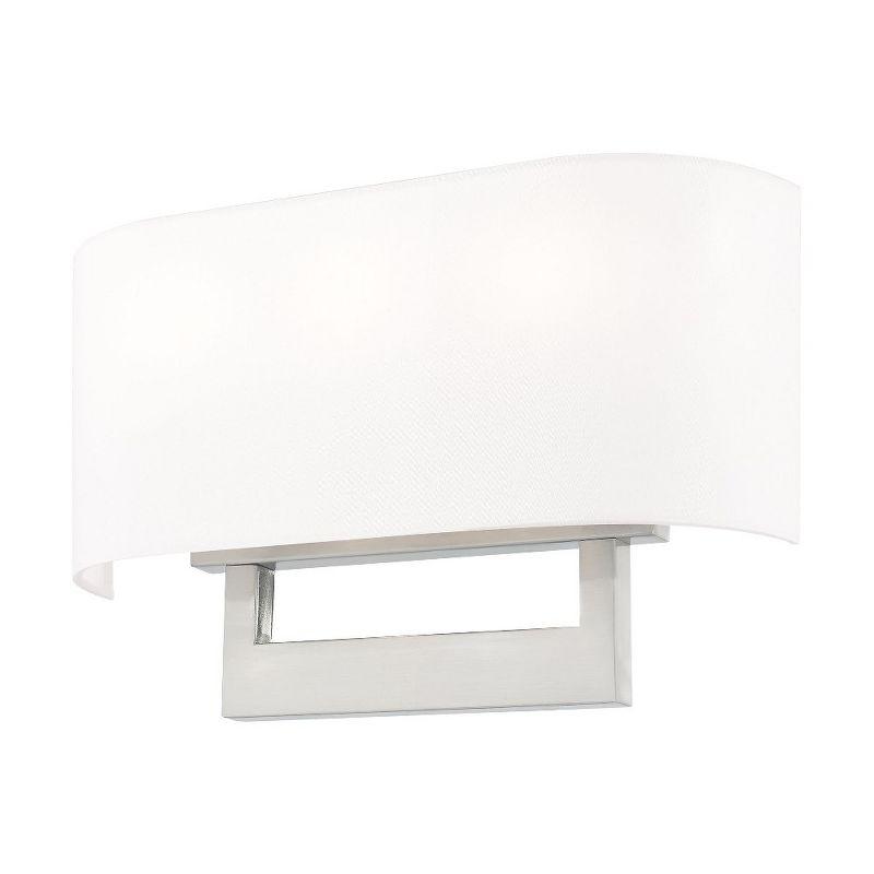 Livex Lighting Hayworth 3 - Light Wall Light in  Brushed Nickel