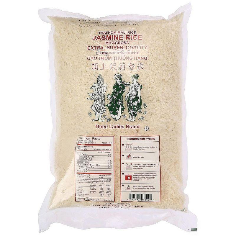 Three Ladies Thai Hom Mali Rice Jasmine Rice 5 lbs. (2.27 kgs)