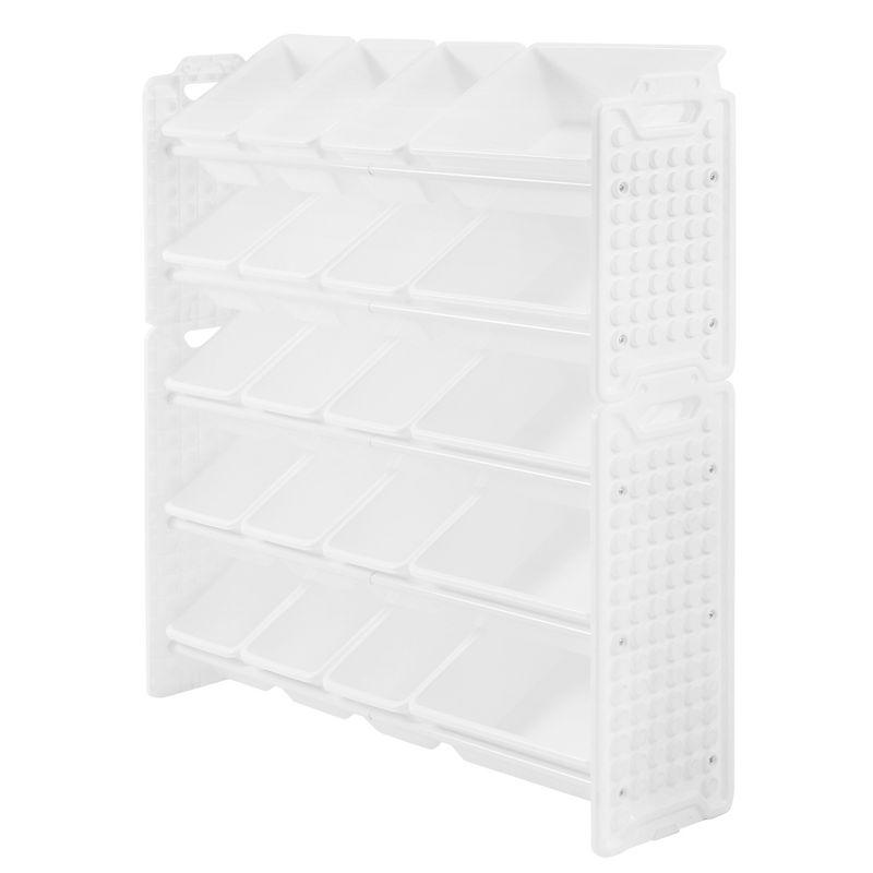 UNiPLAY 5 Tier Toy Storage Organizer with Removable Bins