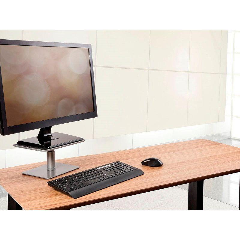 Monoprice Universal Monitor Riser Stand - Silver Perfect For Raising Your Monitor About 4.7 to 6.7 Inches - Workstream Collection