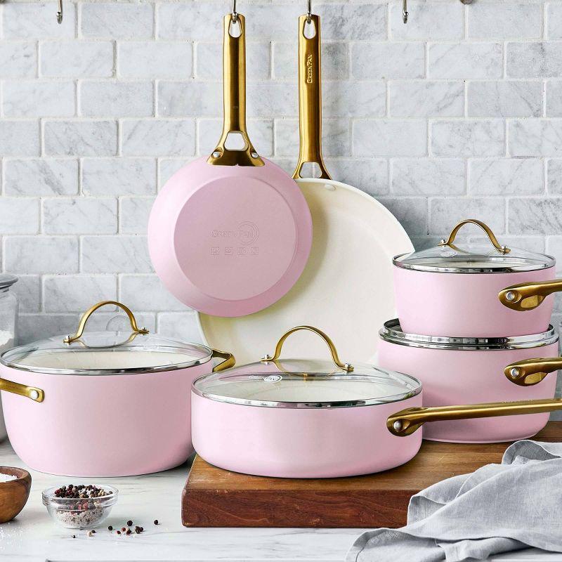GreenPan Reserve Hard Anodized Healthy Ceramic Nonstick 10 Piece Cookware Set