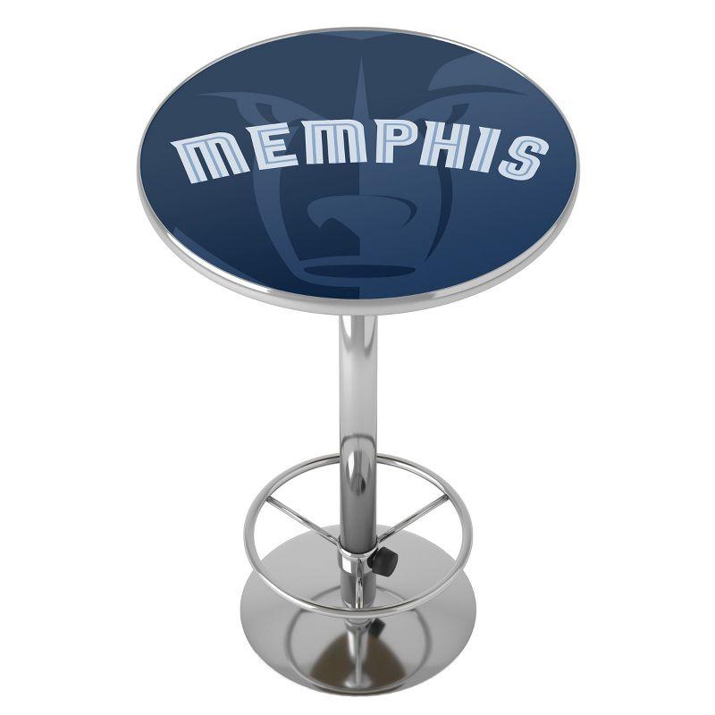 Memphis Grizzlies 42" Contemporary Round Bar Table with Metal Frame