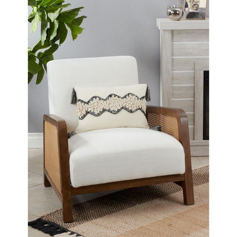 No Pattern And Not Solid Color Cotton Throw Pillow