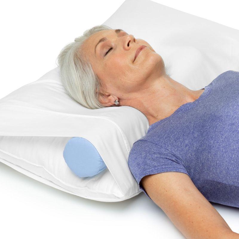 The Original McKenzie Cervical Roll by OPTP, Neck Support Pillow for Neck and Back Pain - Round Pillow for Sleeping Support and Cervical Pain Relief