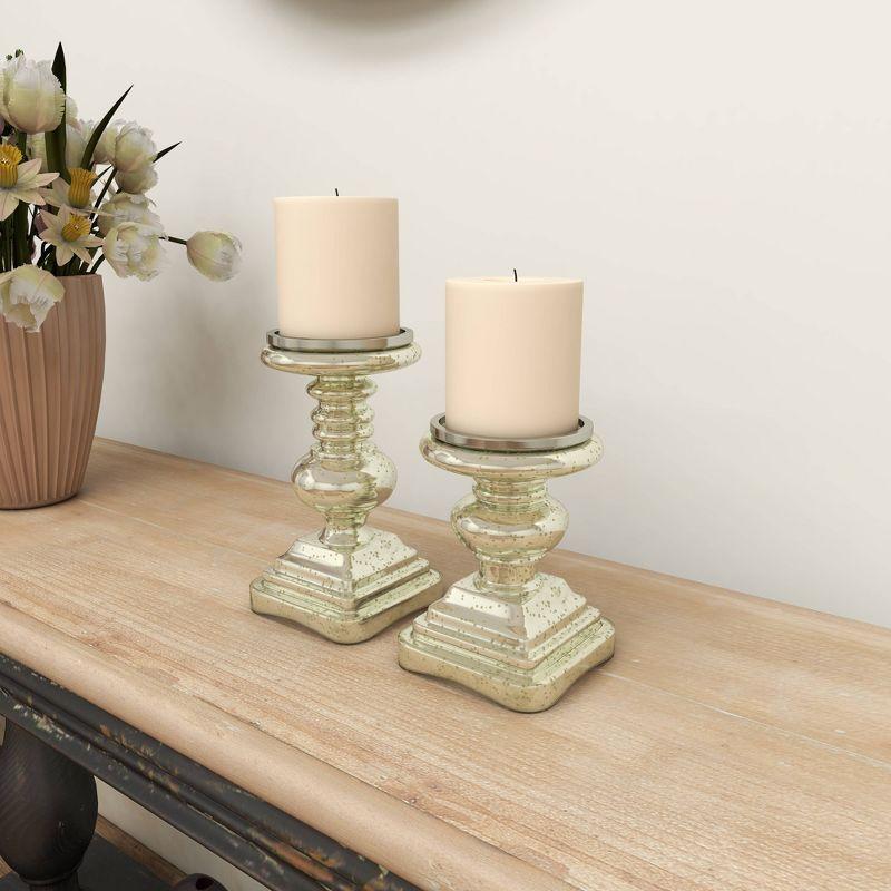 Traditional Candle Holder Set 2ct - Olivia & May