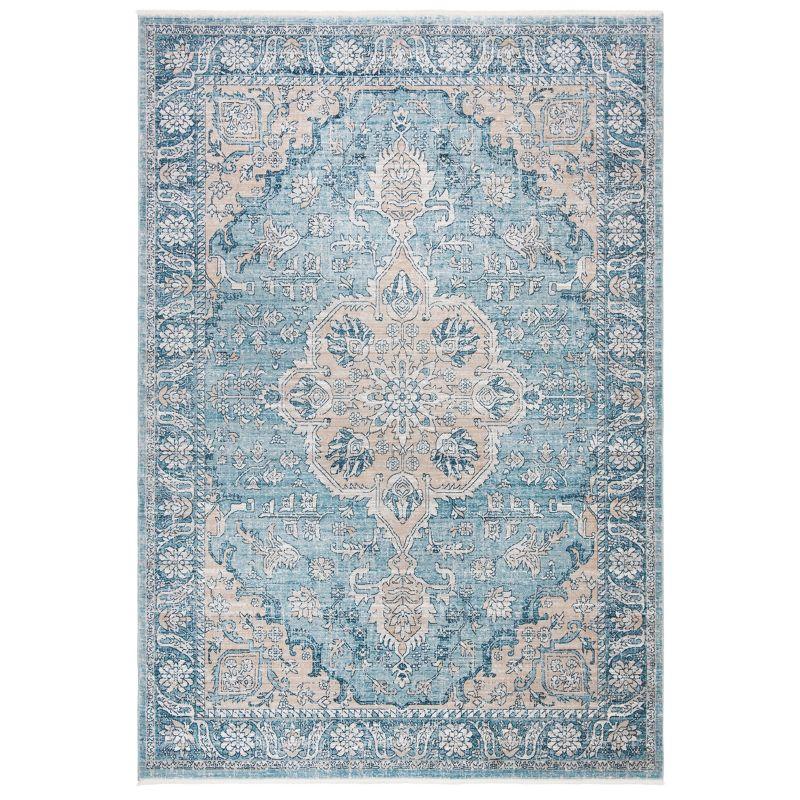 Victoria VIC902 Power Loomed Accent Rug - Blue/Grey - 3'x5' - Safavieh.