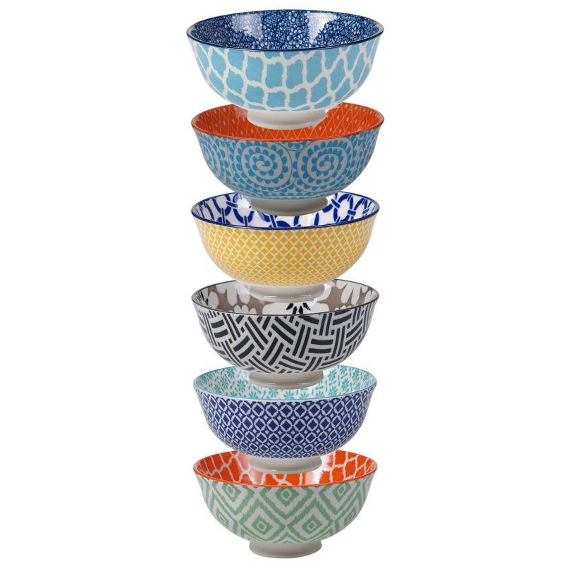 Certified International Chelsea 10 oz Mix and Match Dining Bowl Set