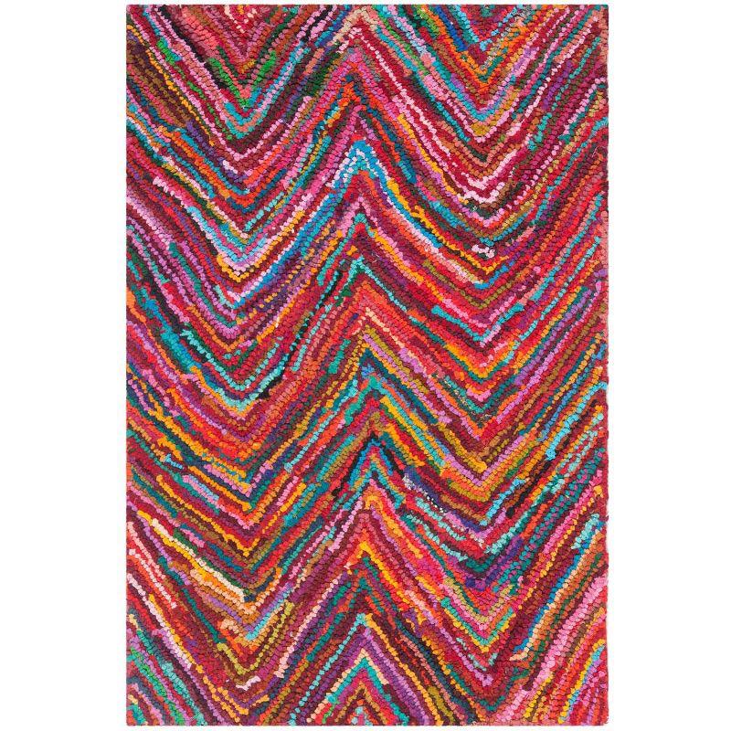 Nantucket NAN141 Hand Tufted Indoor Accent Rug - Pink/Multi - 2'x3' - Safavieh.