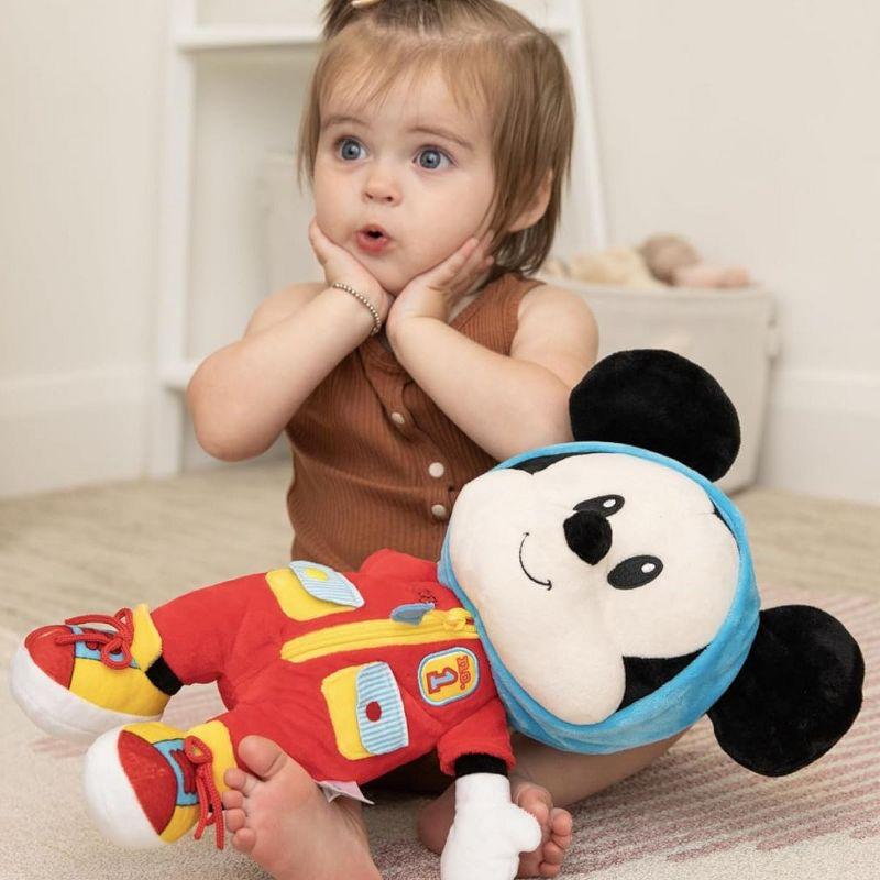 Disney Baby Mickey Mouse 16" Inch Dress and Play Stuffed Animal Plush Toy