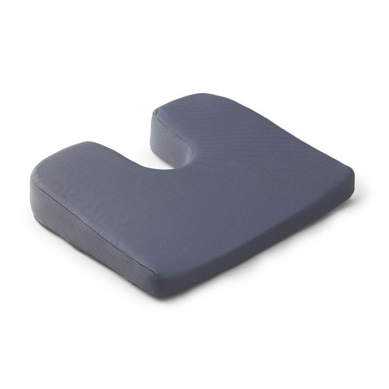 Gray Foam Coccyx Support Wedge Cushion