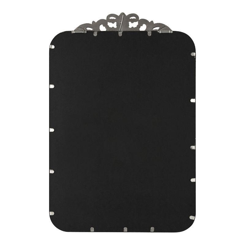 Kate and Laurel Laubry Ornate Framed Wall Mirror, 20x30, Silver