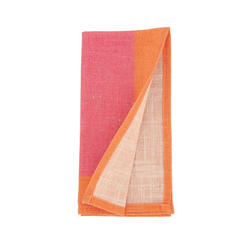 85% Polyester - 15% Linen No Pattern Rectangle Napkin