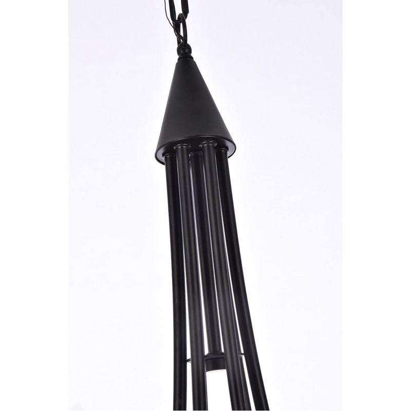 Elegant Lighting Cohen 42 inch pendant in black