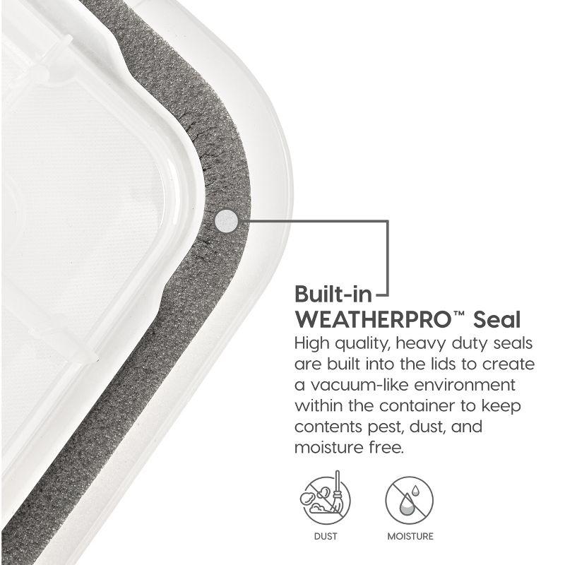 IRIS USA, Inc. 6.5 Qt./2 Gal. Weatherproof Storage Tote