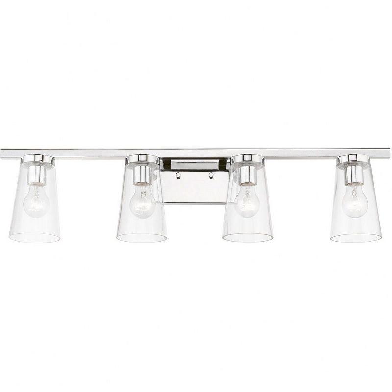 Livex Lighting Cityview 4 - Light Vanity in  Polished Chrome