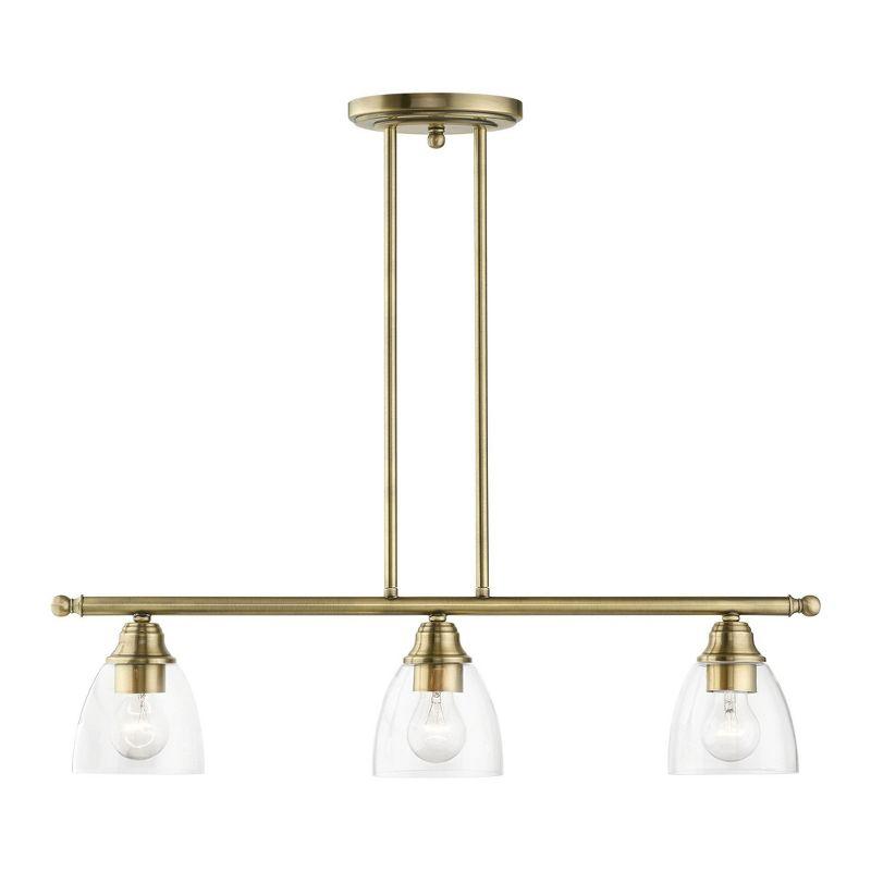 Livex Lighting Montgomery 3 - Light Chandelier in  Antique Brass