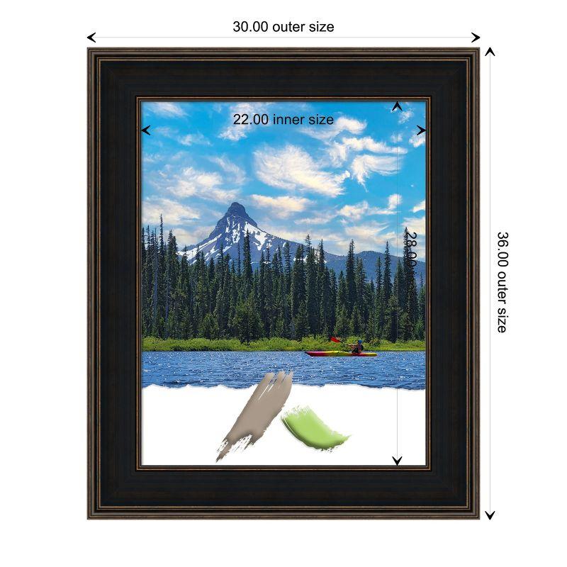 Amanti Art Mezzanine Espresso Wood Picture Frame