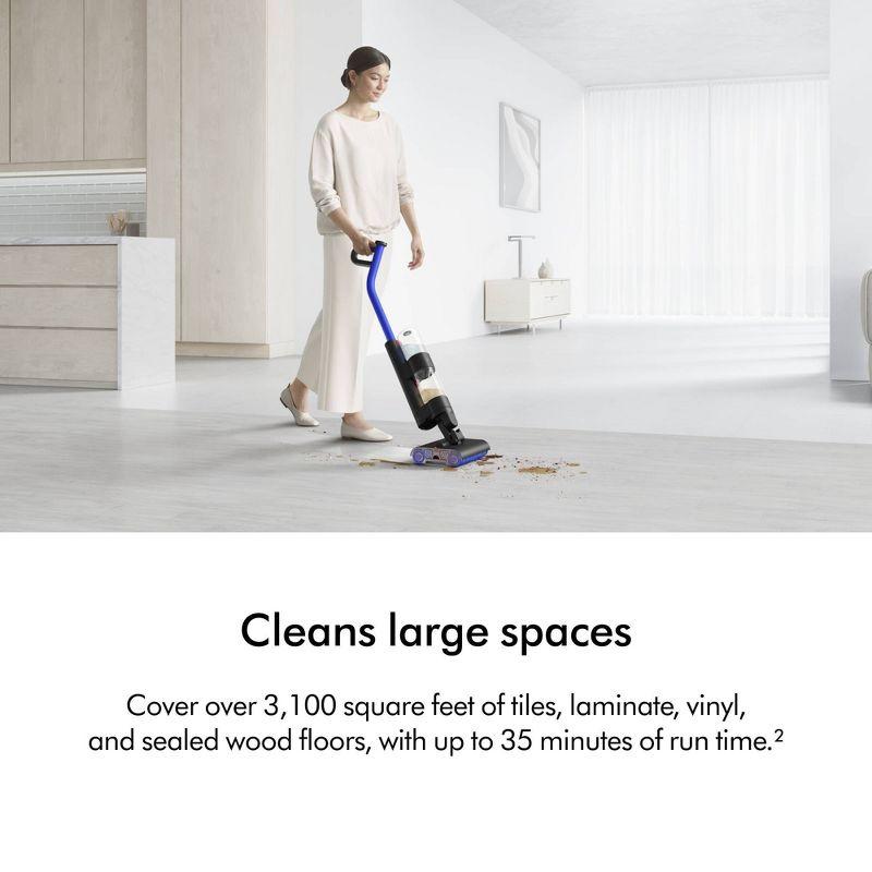 Dyson WashG1 Wet Cleaner Matte Black/Blue: Bagless, Battery-Powered, 4 Speeds, Hardwood & Hard Floor, 2-Year Warranty