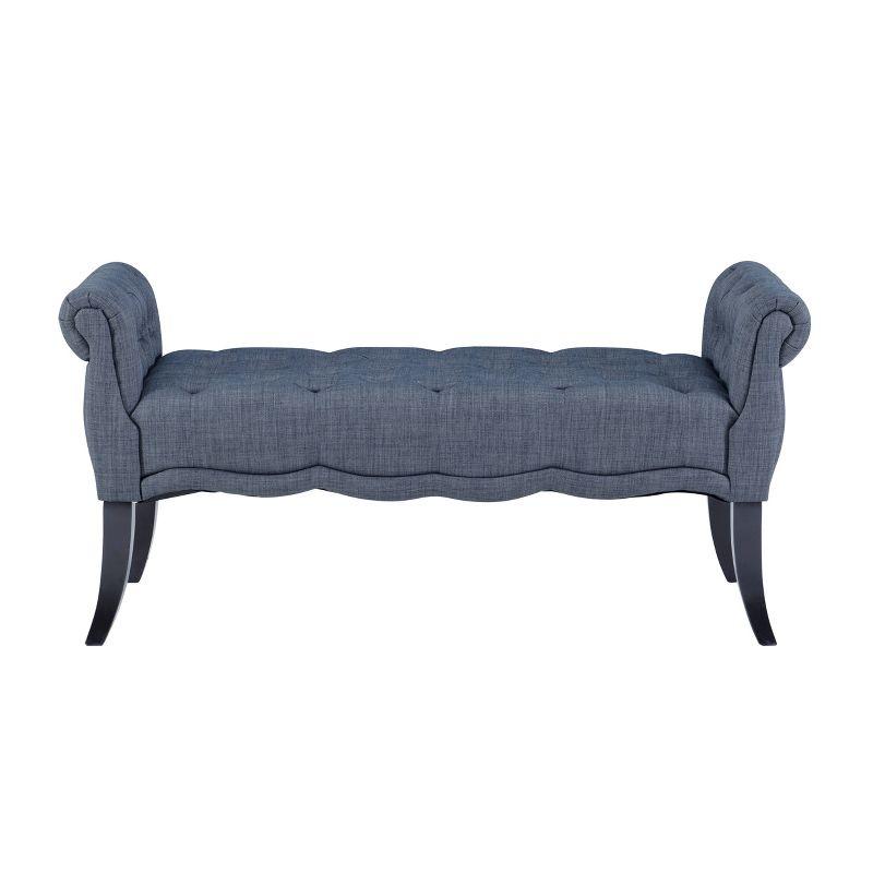 Madison Roll Arm Bench - Linon