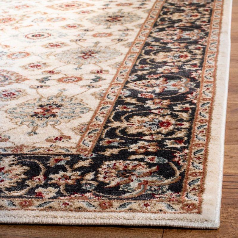Lyndhurst LNH332 Power Loomed Runner Rug - Cream/Navy - 2'3"x8' - Safavieh.