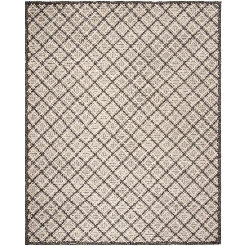 Trace TRC251 Hand Tufted Area Rug - Dark Grey/Light Grey - 8'x10' - Safavieh.