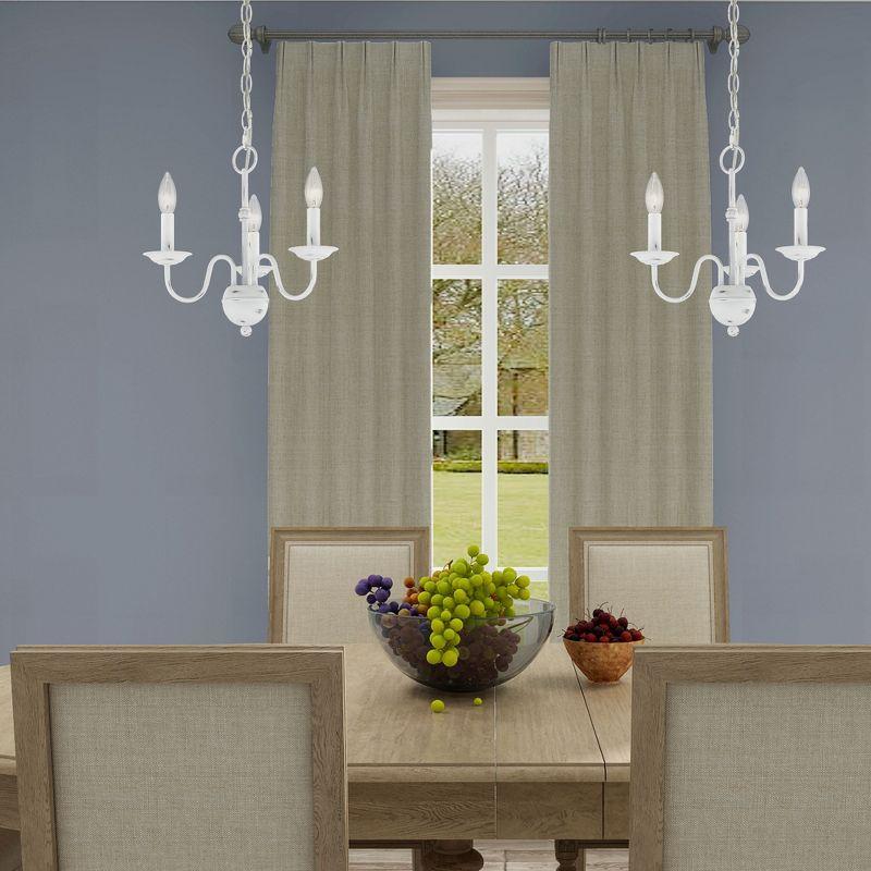 Livex Lighting Windsor 3 - Light Chandelier in  Antique White