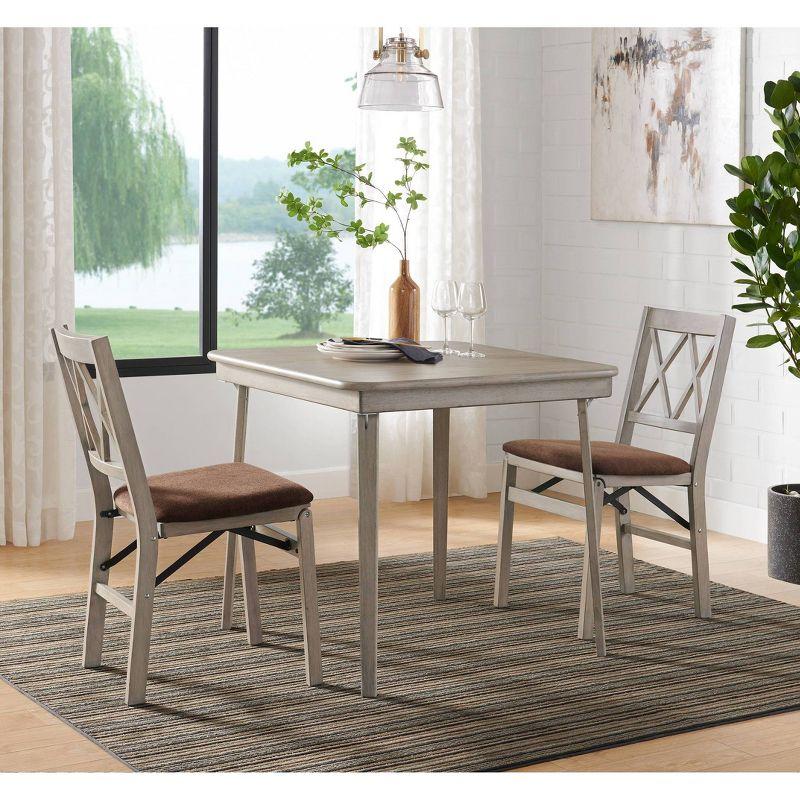 Stakmore Company, Inc. 32'' Solid Wood Square Portable Folding Table