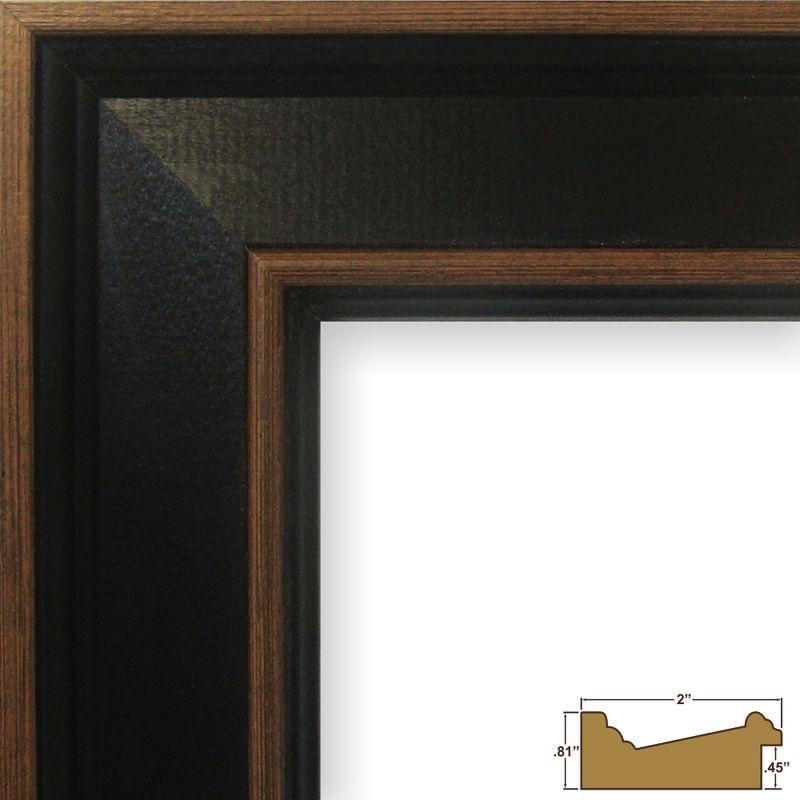 Craig Frames Hardwood Black Single Image Picture Frame