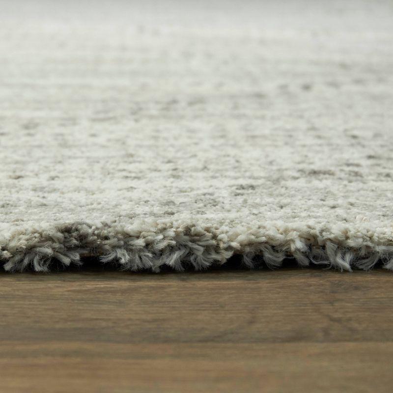 4'4"x6' Sienna Transitional Geometric Rug Gray - Balta Rugs: Venosa Area Rug, 4x6, Machine Made, Indoor Use