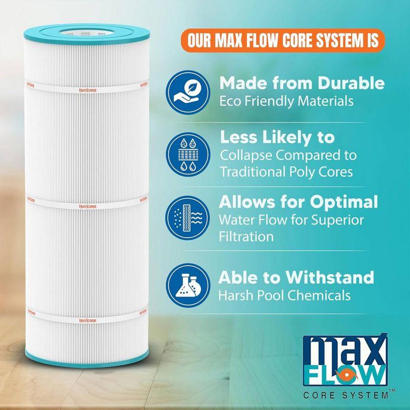 Hurricane HF-CNT18-01 Advanced Pool and Spa Filter Cartridge Inner Pre Filter Replacement for Sundance Series 880 6473-164