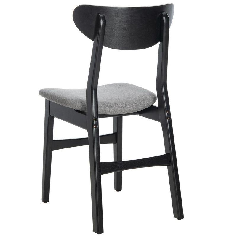 Lucca Retro Dining Chair (Set of 2) - DCH1001 - Black/Grey - Safavieh