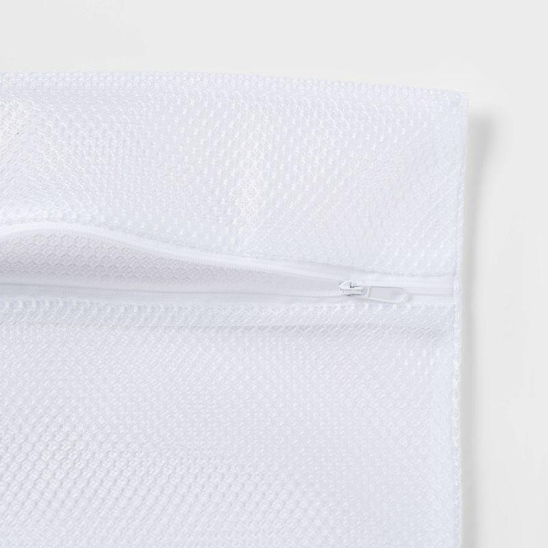 3pk Mesh Wash Bags White - Brightroom™: Lingerie & Garment Bags for Delicates, Polyester Laundry Sorting