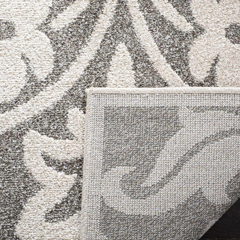Amherst AMT424 Power Loomed Indoor Area Rug - Dark Grey/Beige - 8'x10' - Safavieh