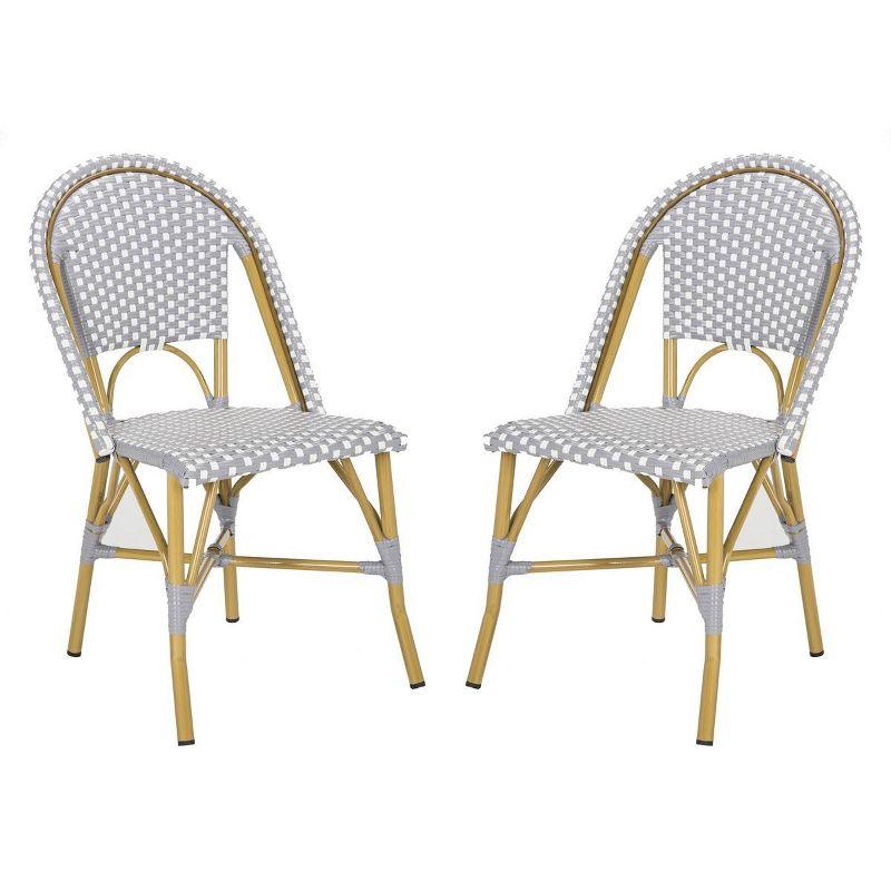 Salcha Indoor Outdoor French Bistro Side Chair (Set of 2)  - Safavieh